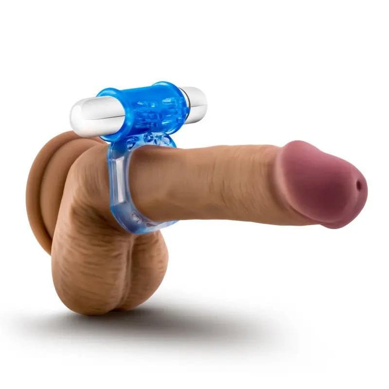 Stay Hard 10-Function Vibrating Bull Ring -  Vibrating Cock Ring Blush Novelties Discreet Intimate Essentials.