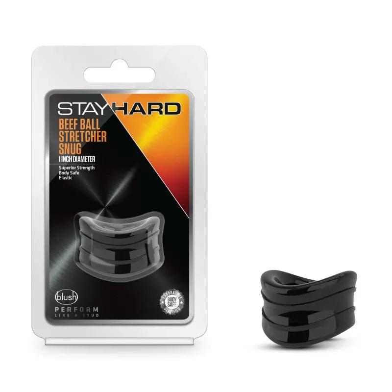 Stay Hard Beef Ball Stretcher Snug -  2.5 cm Ball Stretcher Ring Blush Novelties Discreet Intimate Essentials.