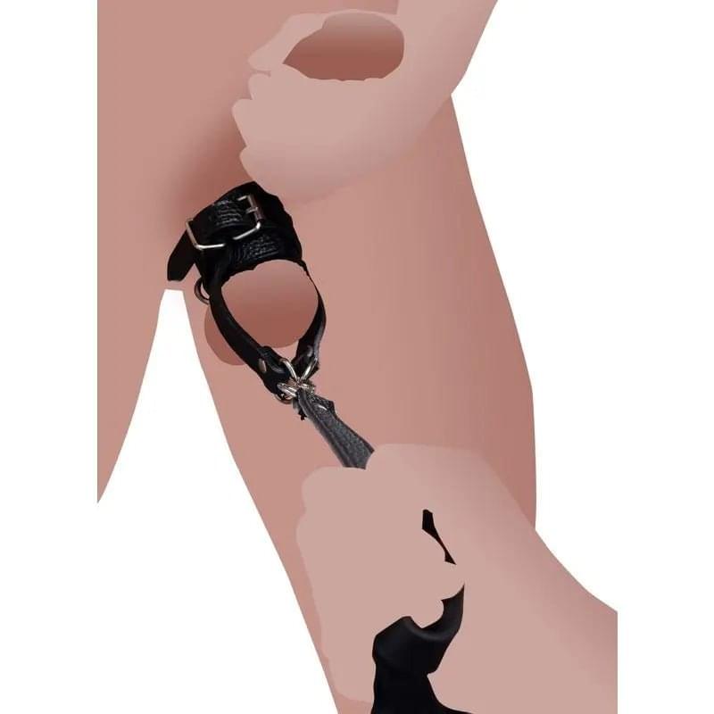 Strict Ball Stretcher With Leash Strict Discreet Intimate Essentials.