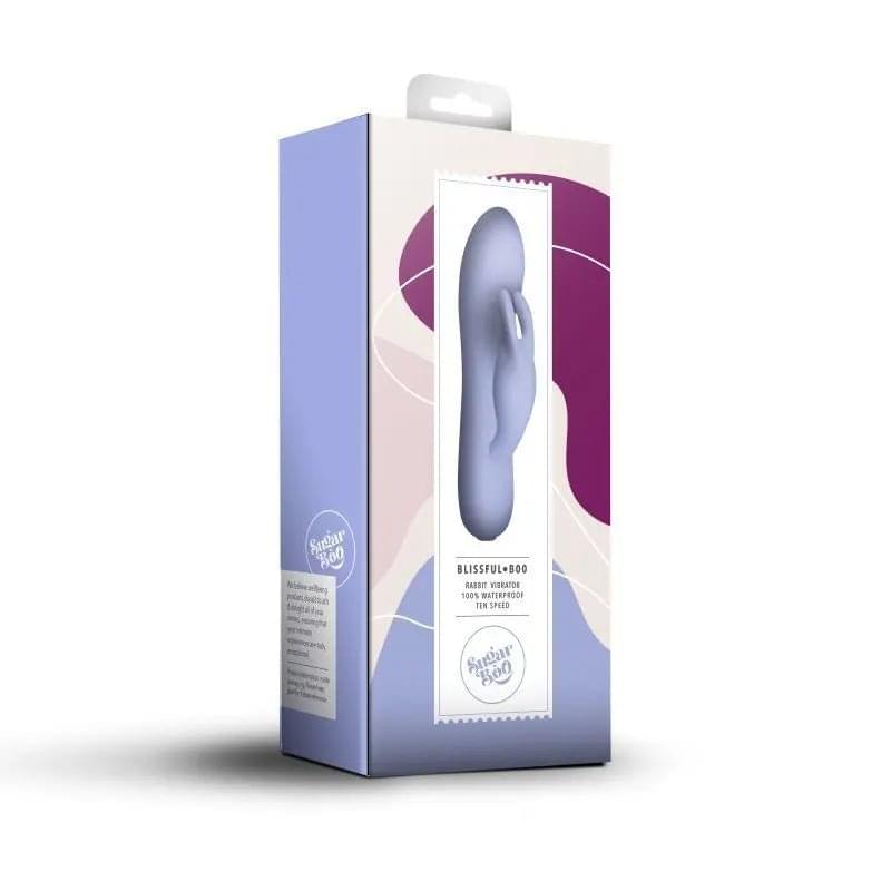 SugarBoo Blissful Boo Rabbit Vibe Lilac Rocks Off Discreet Intimate Essentials.