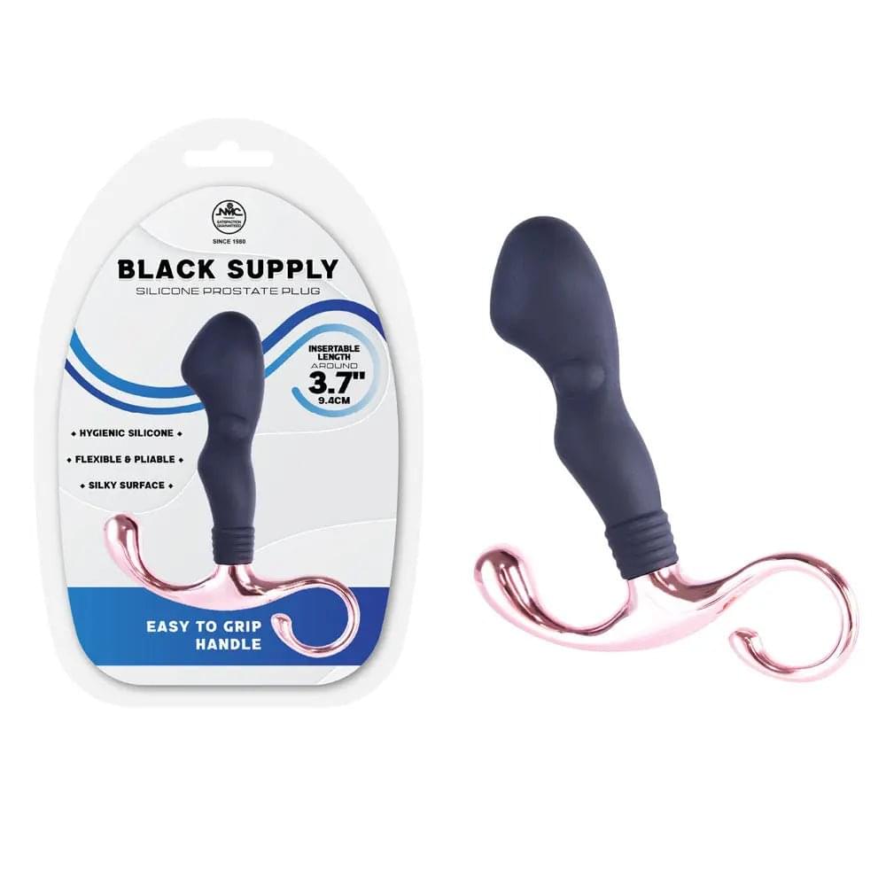 Supply - 9.4 cm Silicone Prostate Plug -  9.4 cm Silicone Prostate Plug Excellent Power Discreet Intimate Essentials.