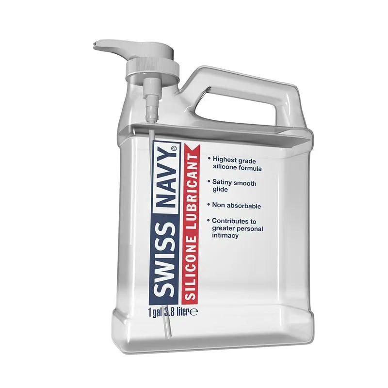 Shop affordable quality Swiss Navy Silicone Lubricant 1gal/3.8L - Discreet Intimate Essentials - Lotions & Potions - Swiss Navy
