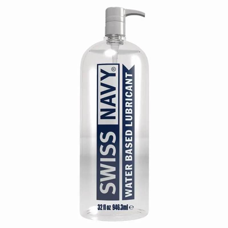 Swiss Navy Water Based Lubricant 32oz/946ml Swiss Navy Discreet Intimate Essentials.