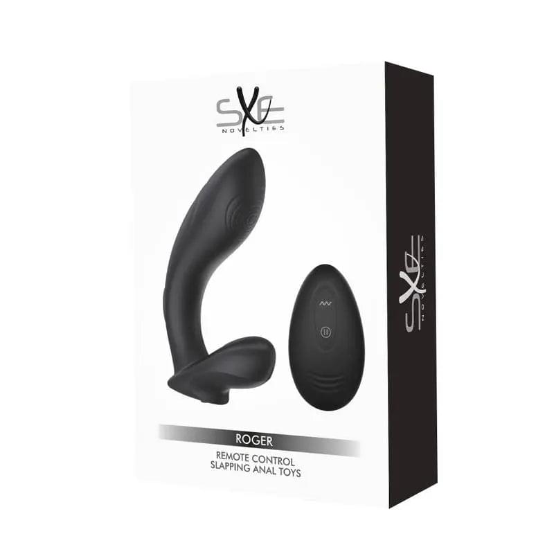 SXE Roger Remote Control Vibrating and Slapping Anal Dildo SXE Discreet Intimate Essentials.