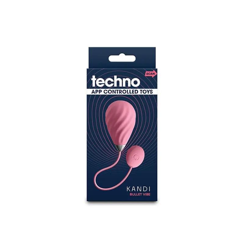 Techno - Kandi -  USB Rechargeable Vibrating Egg with App Control NS Novelties Discreet Intimate Essentials.
