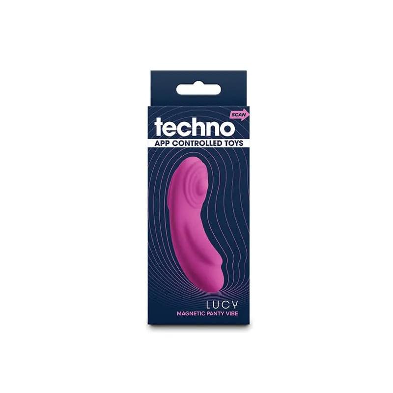 Techno - Lucy - Magenta - Magenta USB Rechargeable Panty Vibrator with App Control NS Novelties Discreet Intimate Essentials.