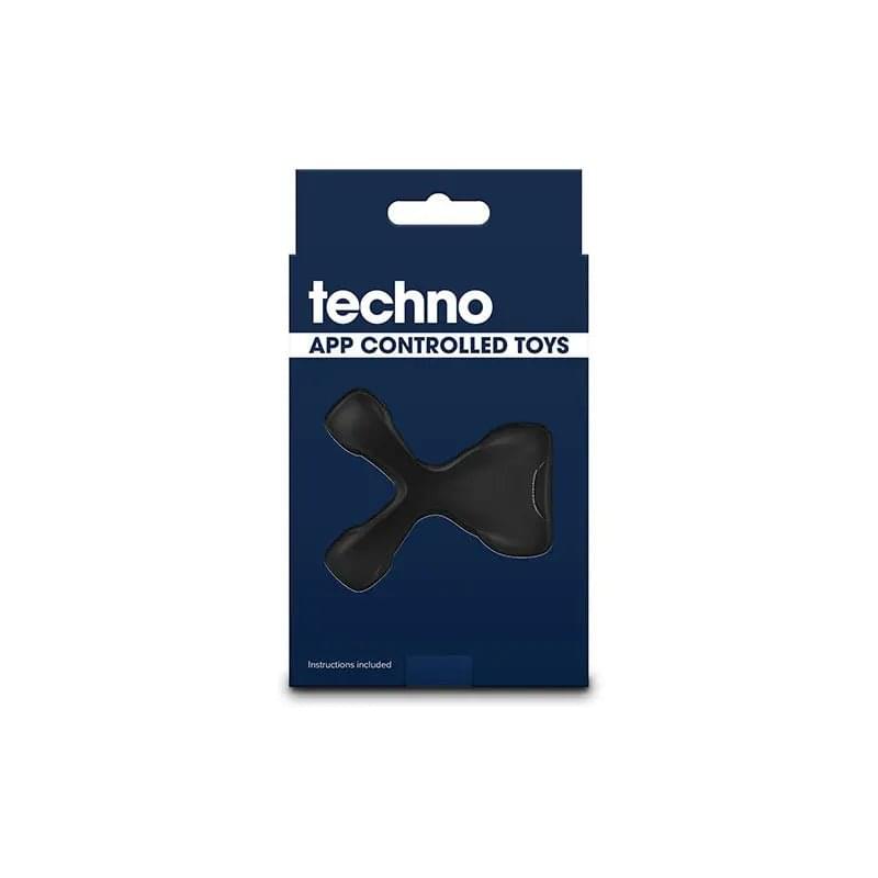 Techno - Strobe -  -  USB Rechargeable Vibrating Cock Ring with App Control NS Novelties Discreet Intimate Essentials.