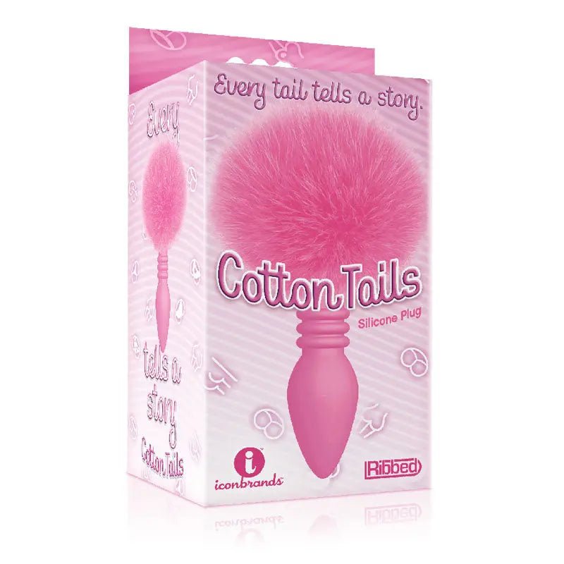 Shop affordable quality The 9's Cottontails, Ribbed - Butt Plug with Bunny Tail - Discreet Intimate Essentials - ANAL TOYS - Icon Brands