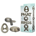 The 9's Phat Rings - Smoke Cock Rings - Set of 3 Icon Brands Discreet Intimate Essentials.