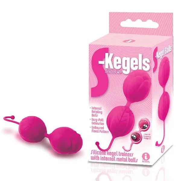 The 9's S-Kegels -  Silicone Kegel Balls Icon Brands Discreet Intimate Essentials.