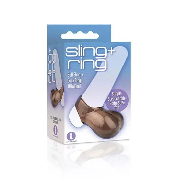 The 9's Sling and Ring -  Cock & Balls Ring Icon Brands Discreet Intimate Essentials.