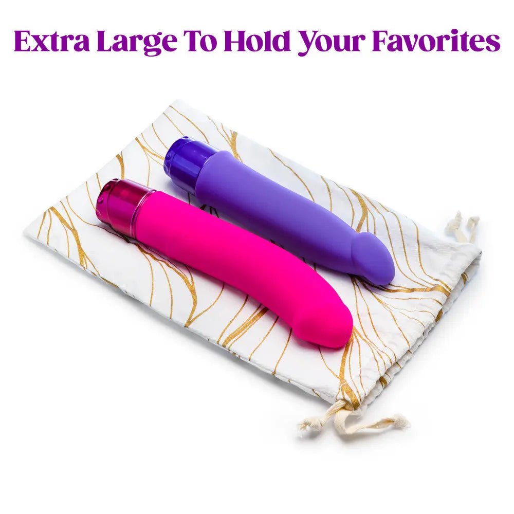 Shop affordable quality The Collection Embrace - Cotton Toy Storage Bag - Discreet Intimate Essentials - HEALTH CARE - Blush Novelties