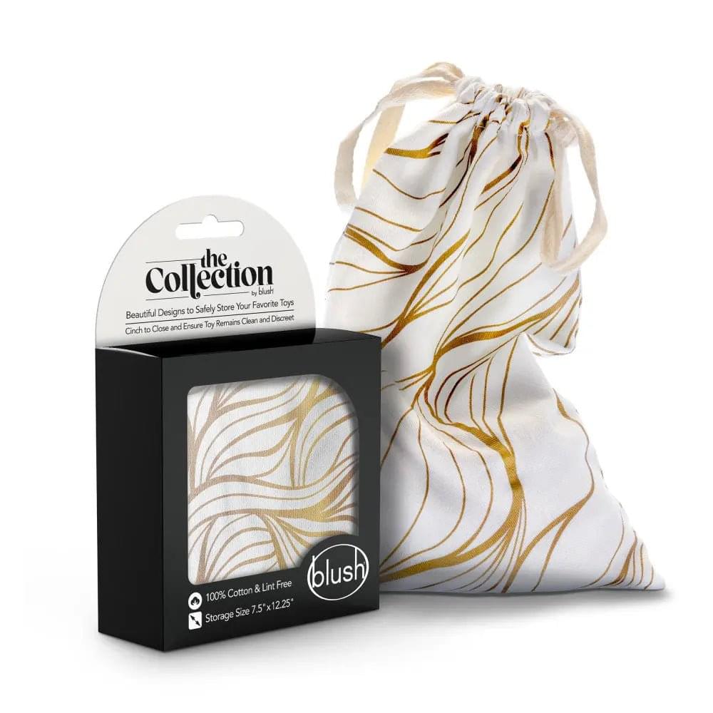 The Collection Embrace - Cotton Toy Storage Bag Blush Novelties Discreet Intimate Essentials.