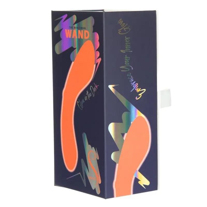 The Mini Swan Wand Glow Orange Swan Discreet Intimate Essentials.