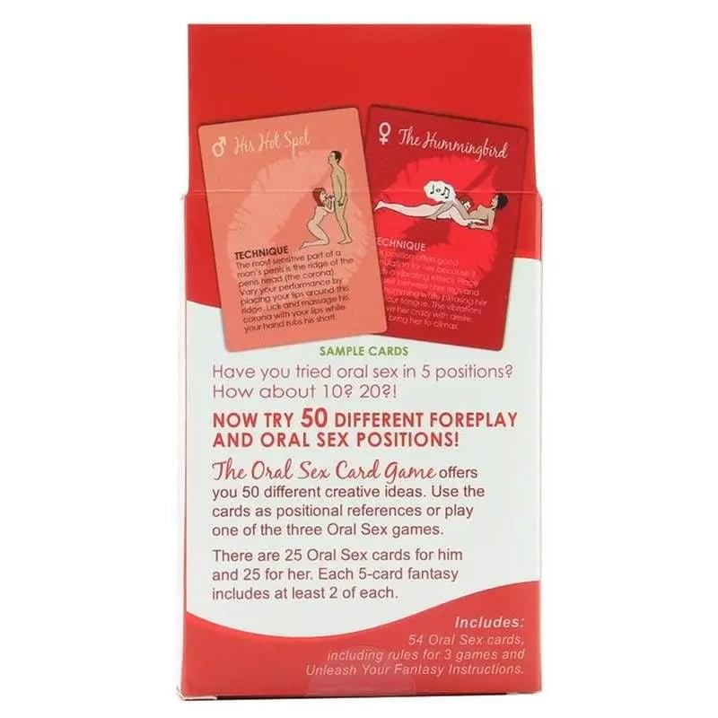 The Oral Sex Card Game Kheper Games Discreet Intimate Essentials.