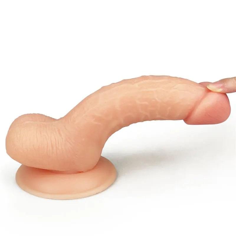 The Ultra Soft Dude -  17.8 cm (7'') Dong Lovetoy Discreet Intimate Essentials.