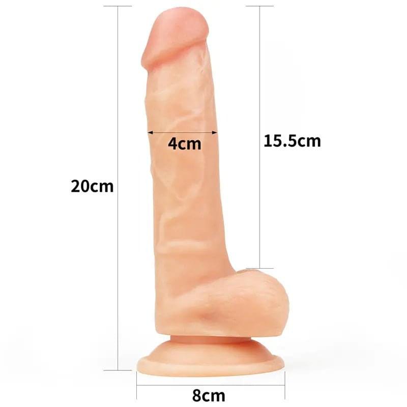 The Ultra Soft Dude -  20.3 cm (8'') Dong Lovetoy Discreet Intimate Essentials.
