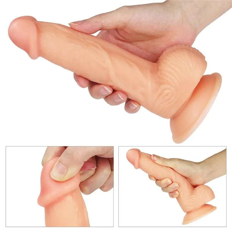 The Ultra Soft Dude -  20.3 cm (8'') Dong Lovetoy Discreet Intimate Essentials.
