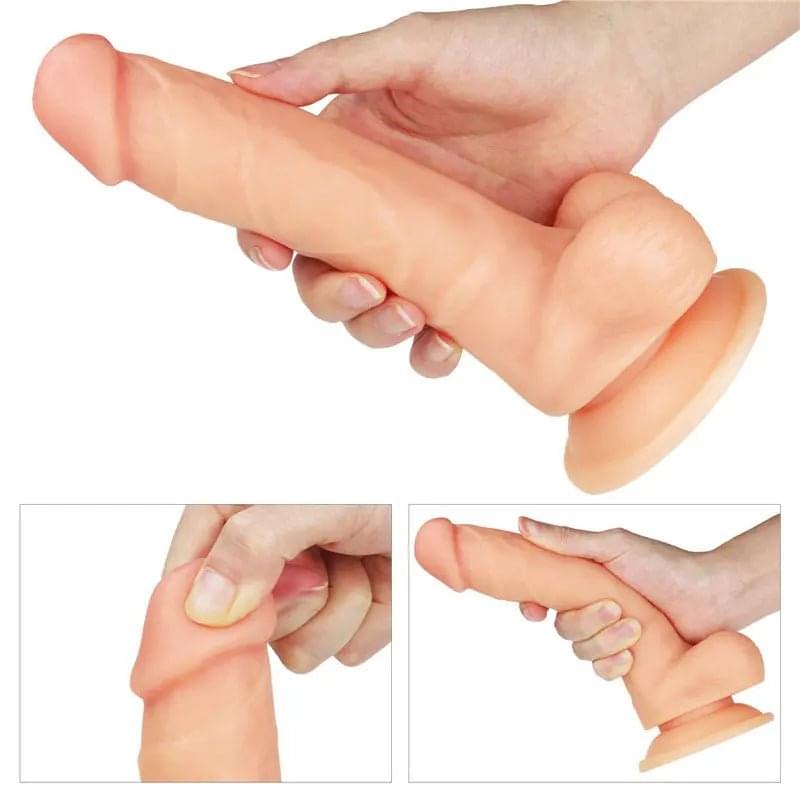 The Ultra Soft Dude -  20.3 cm (8'') Dong Lovetoy Discreet Intimate Essentials.