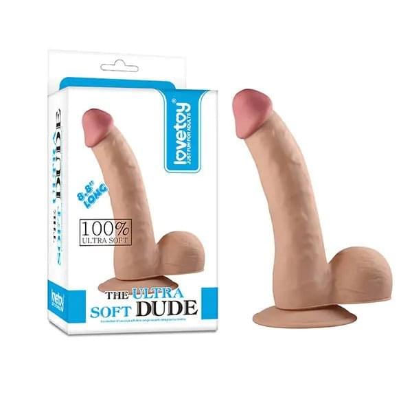 The Ultra Soft Dude -  22.3 cm (8.8'') Dong Lovetoy Discreet Intimate Essentials.
