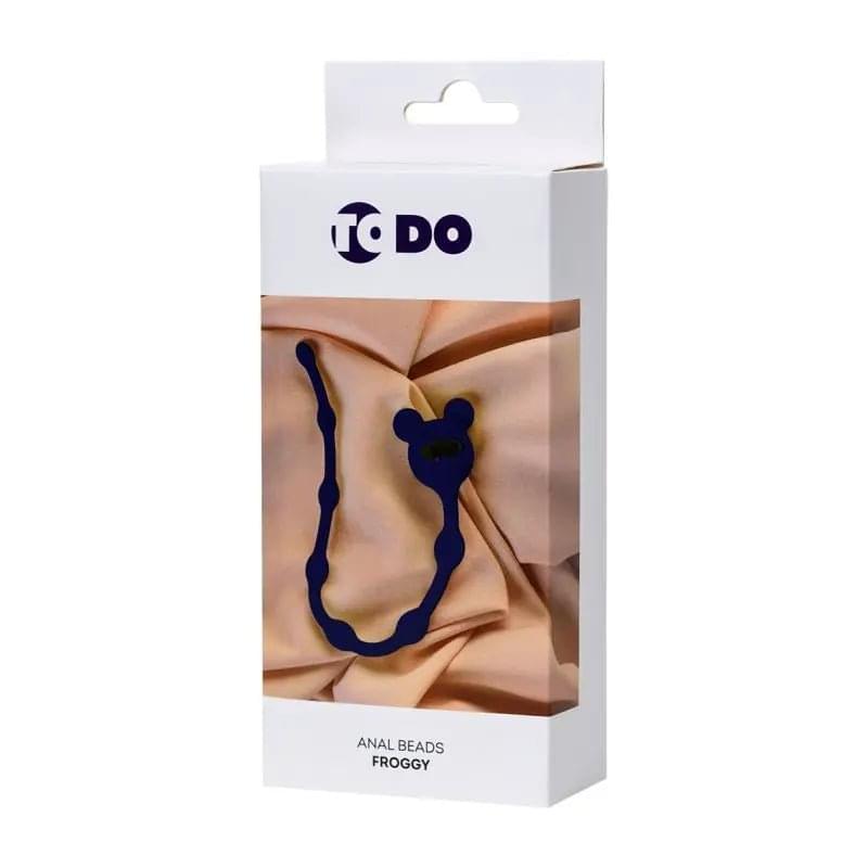 ToDo Froggy Anal Chain Navy Blue ToDo Discreet Intimate Essentials.