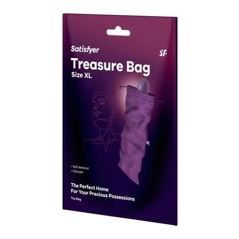 Treasure Bag Violet Extra Large Satisfyer Discreet Intimate Essentials.