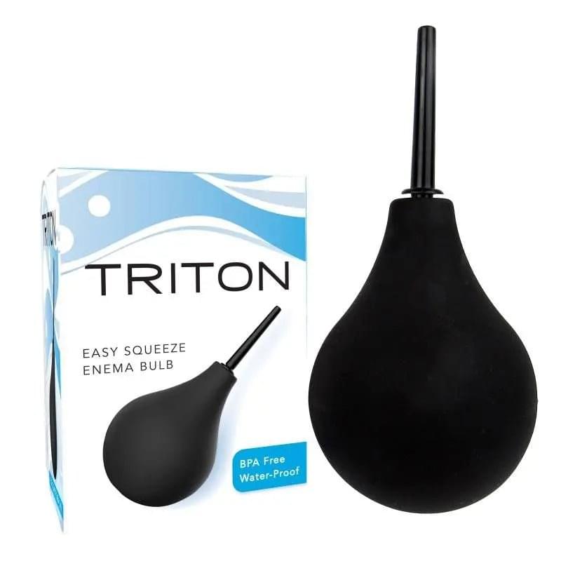 Triton Easy Squeeze Enema Bulb Shibari Discreet Intimate Essentials.