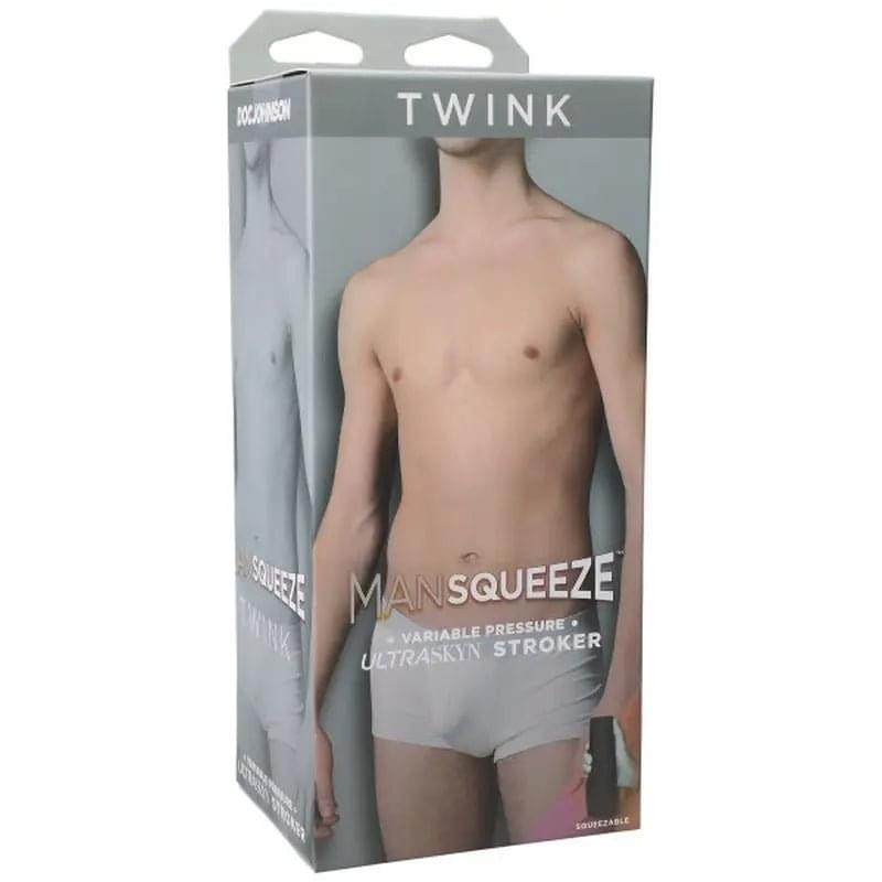 Twink UltraSkyn Stroker Ass Vanilla Man Squeeze Discreet Intimate Essentials.