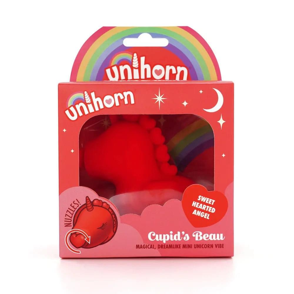 Unihorn - Cupid's Beau -  USB Rechargeable Heart Nosed Stimulator Creative Conceptions Discreet Intimate Essentials.