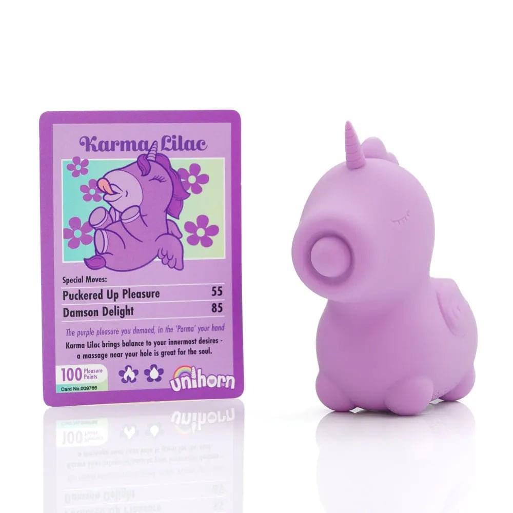 Unihorn - Karma Lilac - Lilac USB Rechargeable Flicking Stimulator Creative Conceptions Discreet Intimate Essentials.