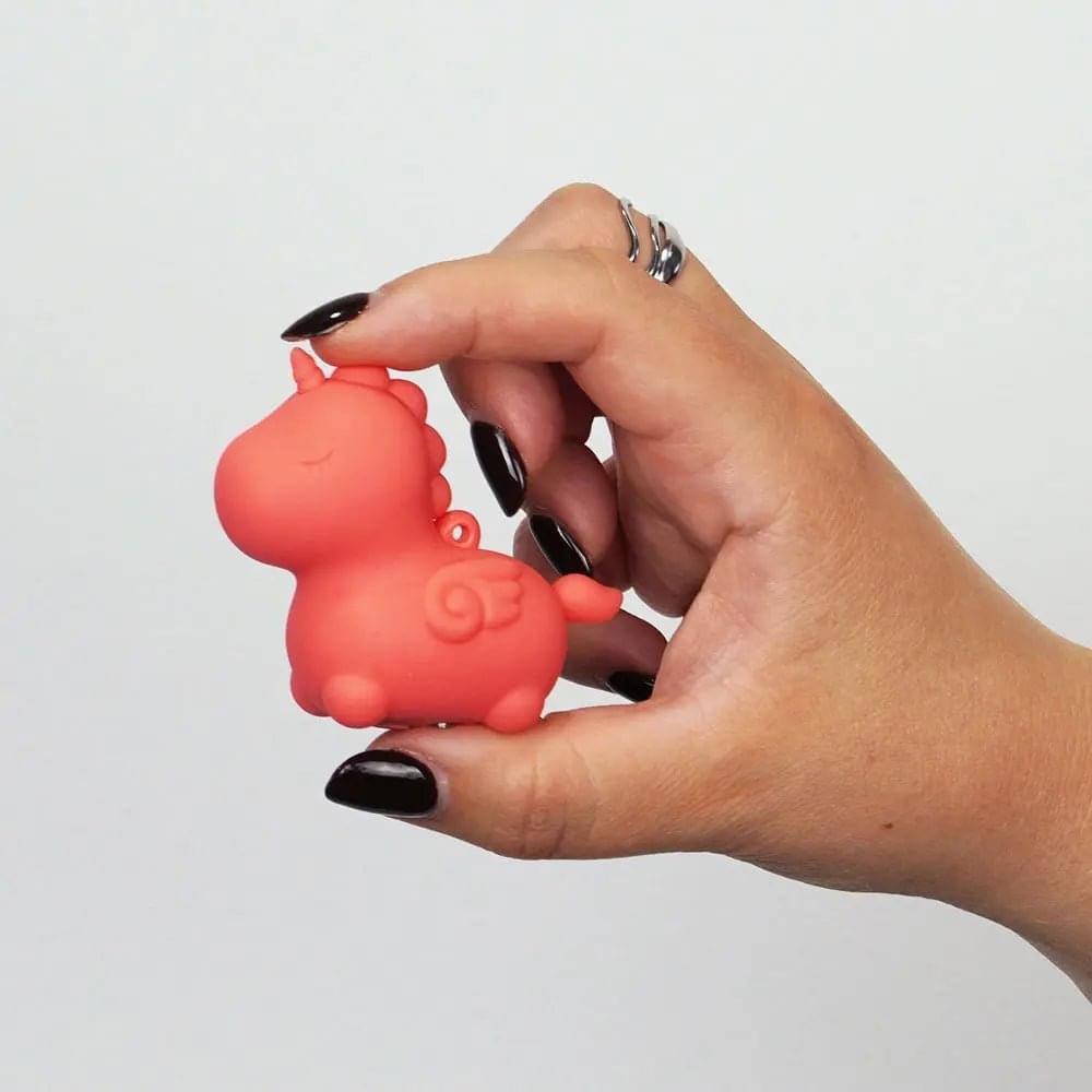 Unihorn Mini - Peachy Pony - Peach USB Rechargeable Stimulator Creative Conceptions Discreet Intimate Essentials.