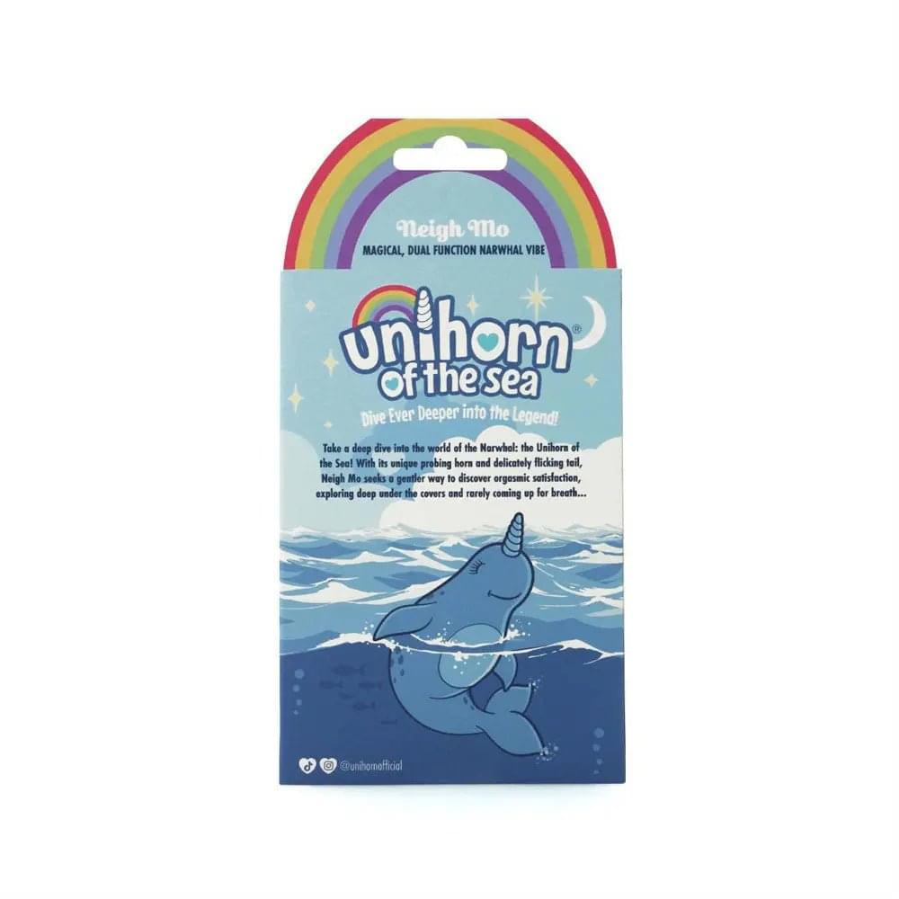 Unihorn of the Sea - Neigh Mo - The Narwhal -  USB Rechargeable Dual Motor Stimulator Creative Conceptions Discreet Intimate Essentials.