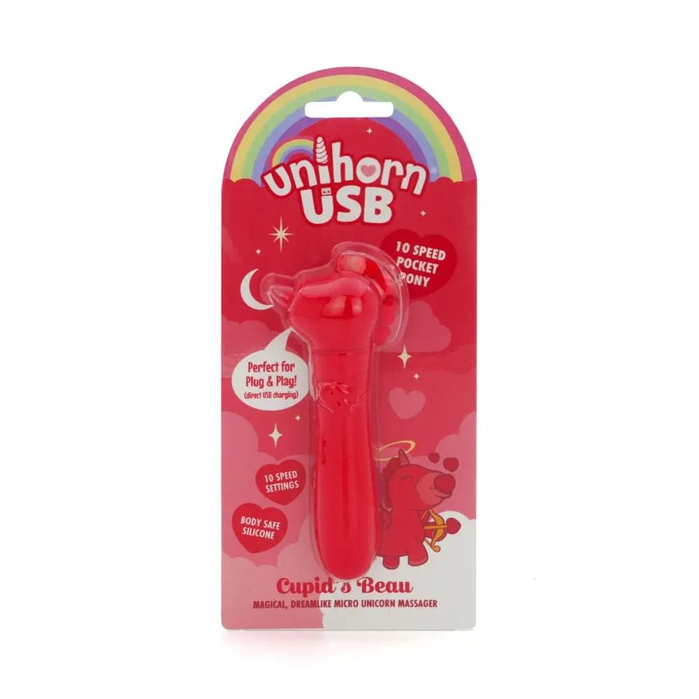 Unihorn - USB Bullet - Cupid's Beau -  USB Rechargeable Vibrating Bullet Creative Conceptions Discreet Intimate Essentials.