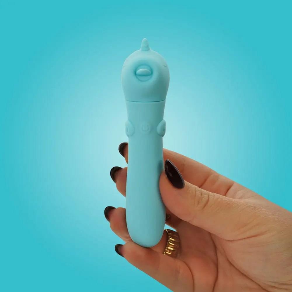 Unihorn - USB Bullet - Mount'n Peak - Teal USB Rechargeable Vibrating Bullet Creative Conceptions Discreet Intimate Essentials.