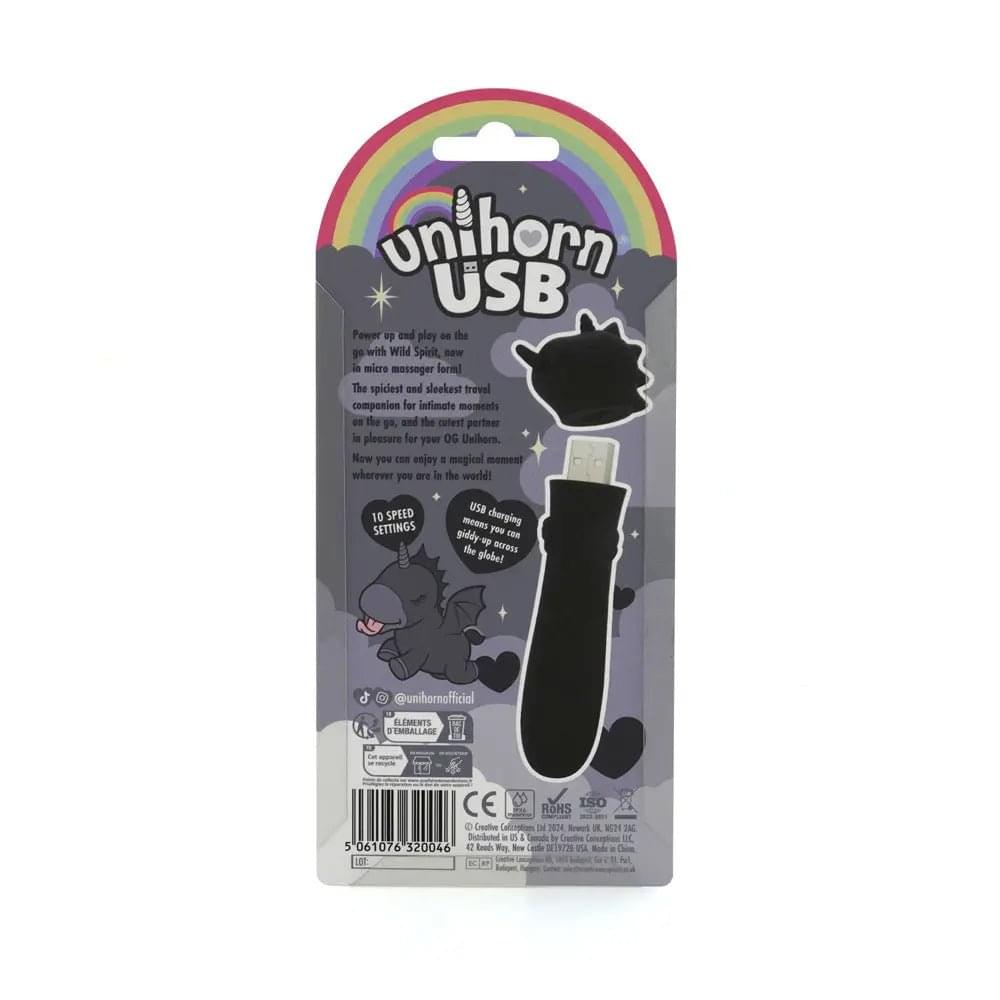 Unihorn - USB Bullet - Wild Spirit -  USB Rechargeable Vibrating Bullet Creative Conceptions Discreet Intimate Essentials.