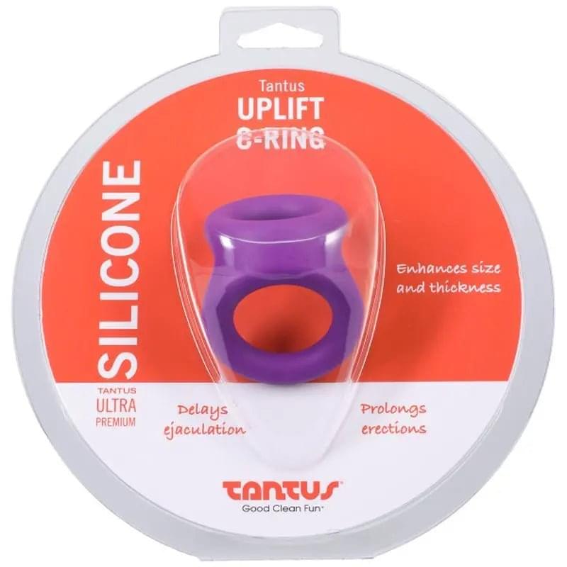 Uplift Silicone Cock Ring Lilac Tantus Discreet Intimate Essentials.