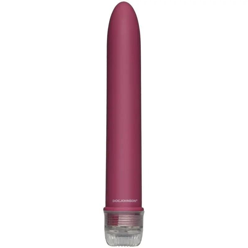 Velvet Touch Vibe Dusty Rose Doc Johnson Discreet Intimate Essentials.