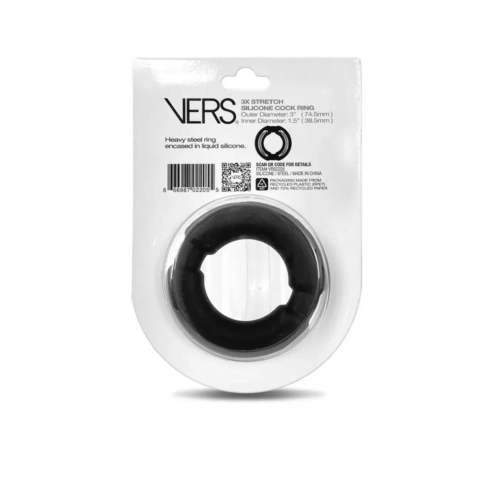 VERS Liquid Silicone Weighted Steel Core C-Ring -  Cock Ring with Steel Core C1 Releasing Discreet Intimate Essentials.