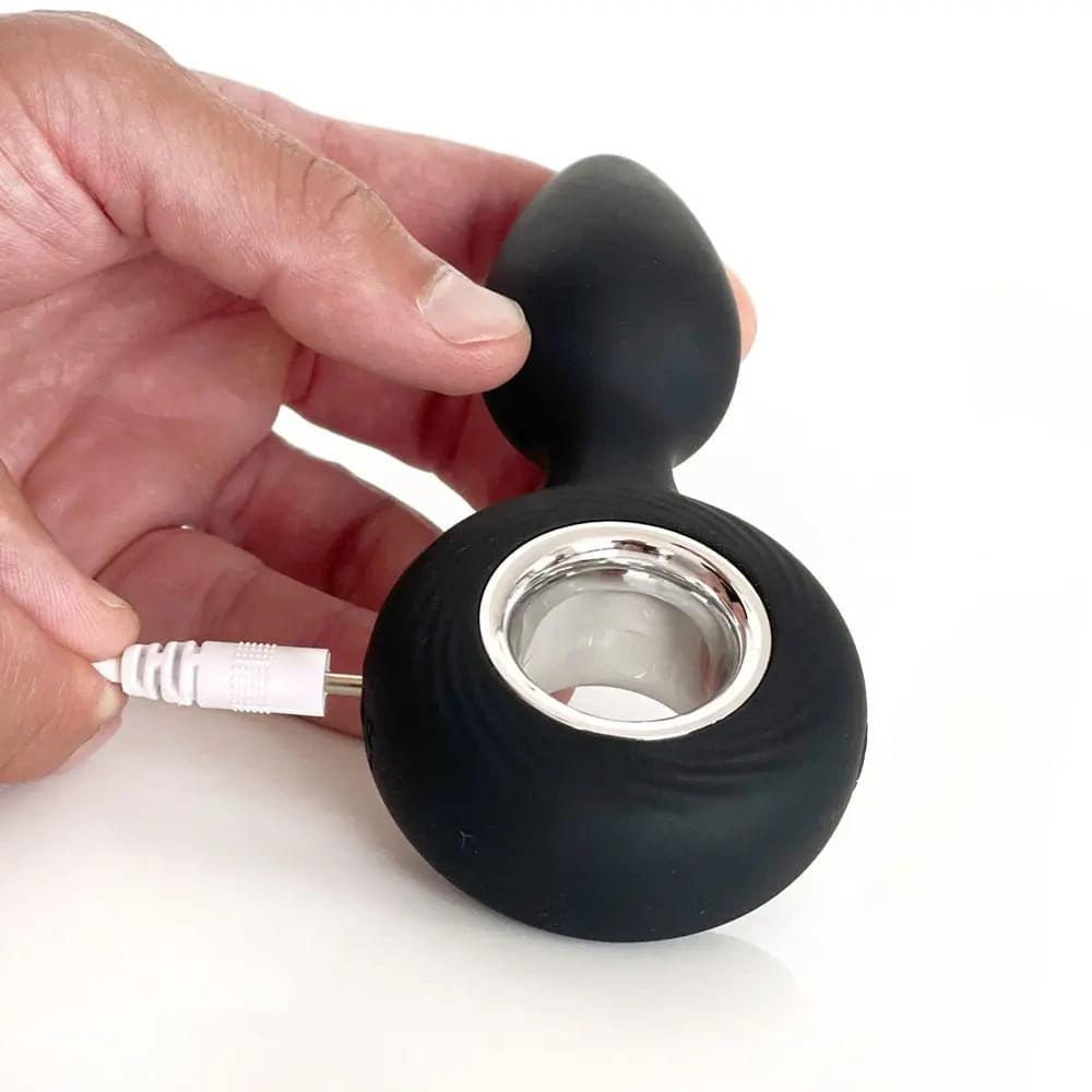 VERS Rechargeable Silicone Plug Vibe -  12.5 cm USB Rechargeable Vibrating Butt Plug C1 Releasing Discreet Intimate Essentials.