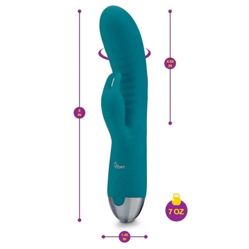 Viben Alluring Come Hither Rabbit Vibe Ocean Viben Discreet Intimate Essentials.
