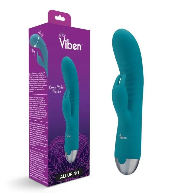 Viben Alluring Come Hither Rabbit Vibe Ocean Viben Discreet Intimate Essentials.