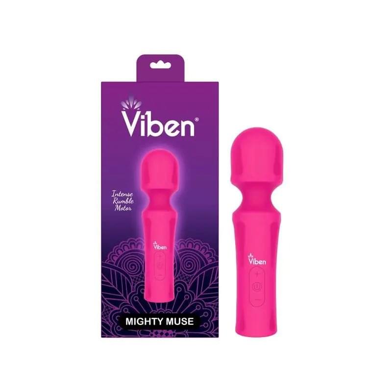 Viben Mighty Muse Massager Hot Pink Viben Discreet Intimate Essentials.