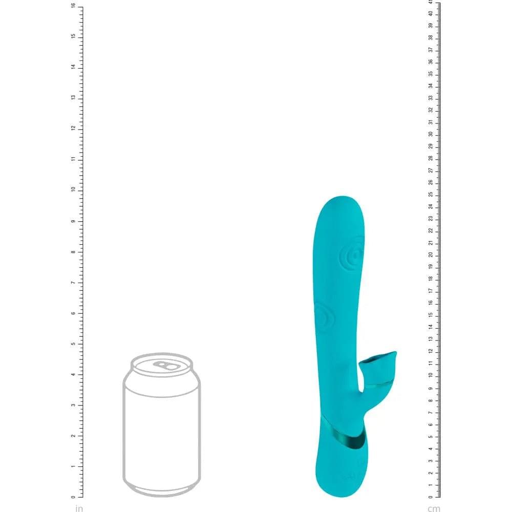 VIVE Fiore -  25 cm USB Rechargeable Tapping Rabbit Vibrator Shots Toys Discreet Intimate Essentials.