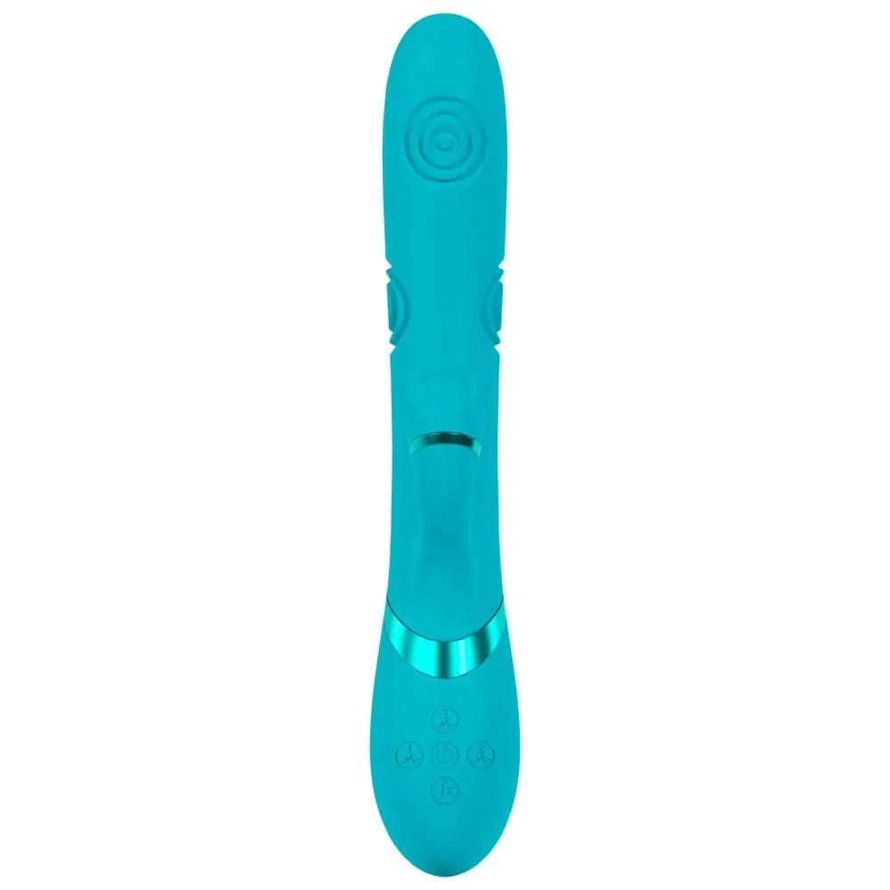 VIVE Fiore -  25 cm USB Rechargeable Tapping Rabbit Vibrator Shots Toys Discreet Intimate Essentials.