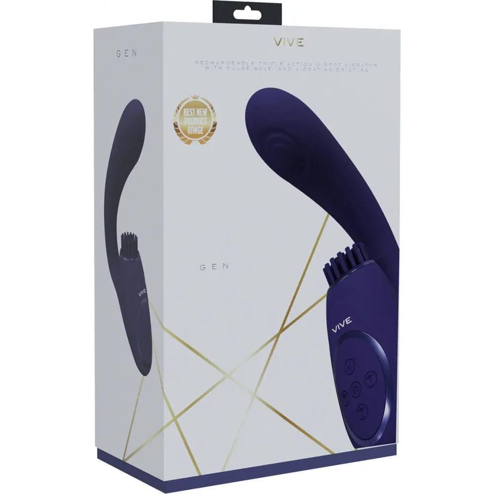 VIVE Gen -  -  USB Rechargeable Triple Motor Vibrator Shots Toys Discreet Intimate Essentials.
