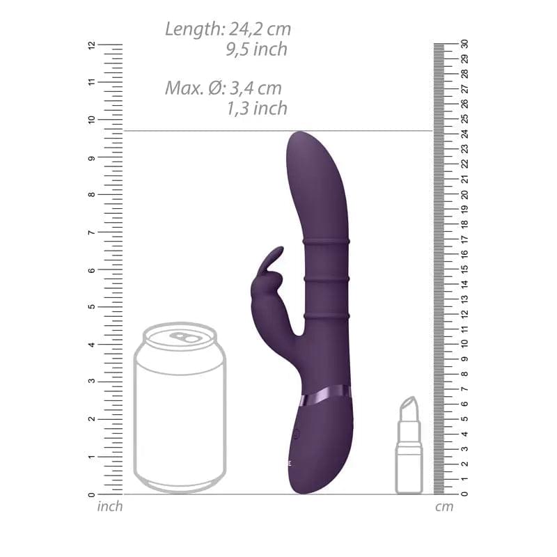 VIVE Sora -  -  24.2 cm USB Rechargeable Rabbit Vibrator Shots Toys Discreet Intimate Essentials.