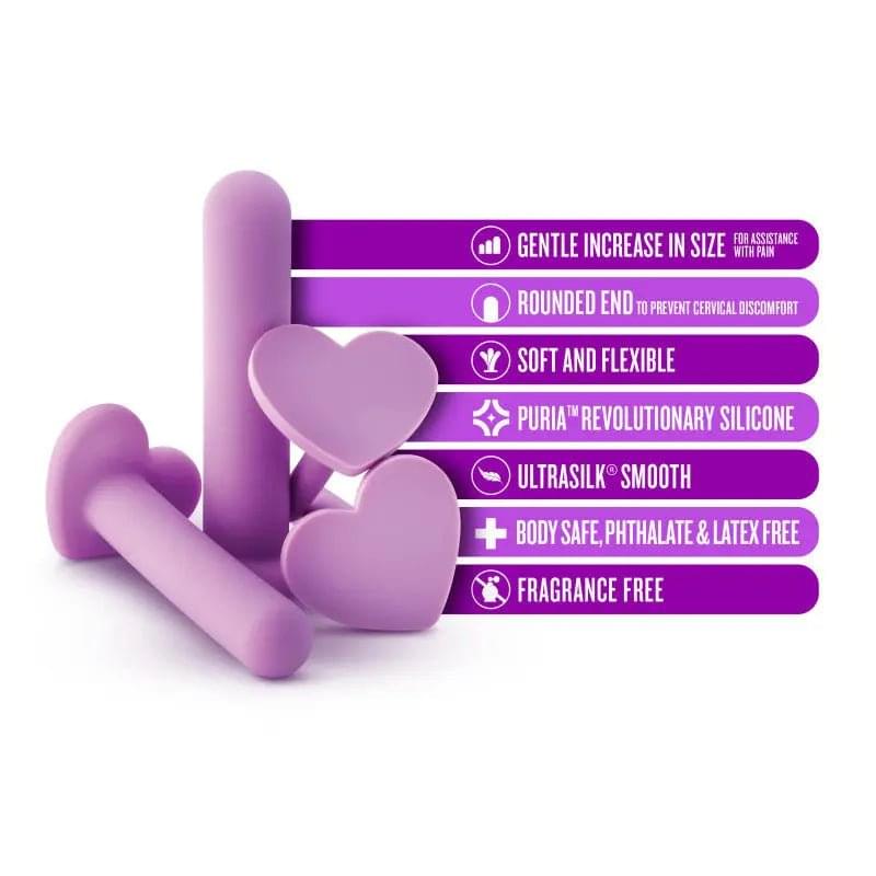 Wellness - Dilator Kit -  Vaginal Dilators - Set of 4 Sizes Blush Novelties Discreet Intimate Essentials.