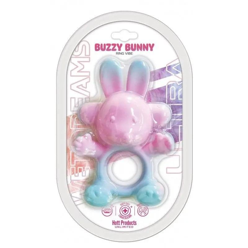 Wet Dreams Ultra 20 Mode USB Silicone Buzzy Bunny Cock Ring Hott Products Discreet Intimate Essentials.