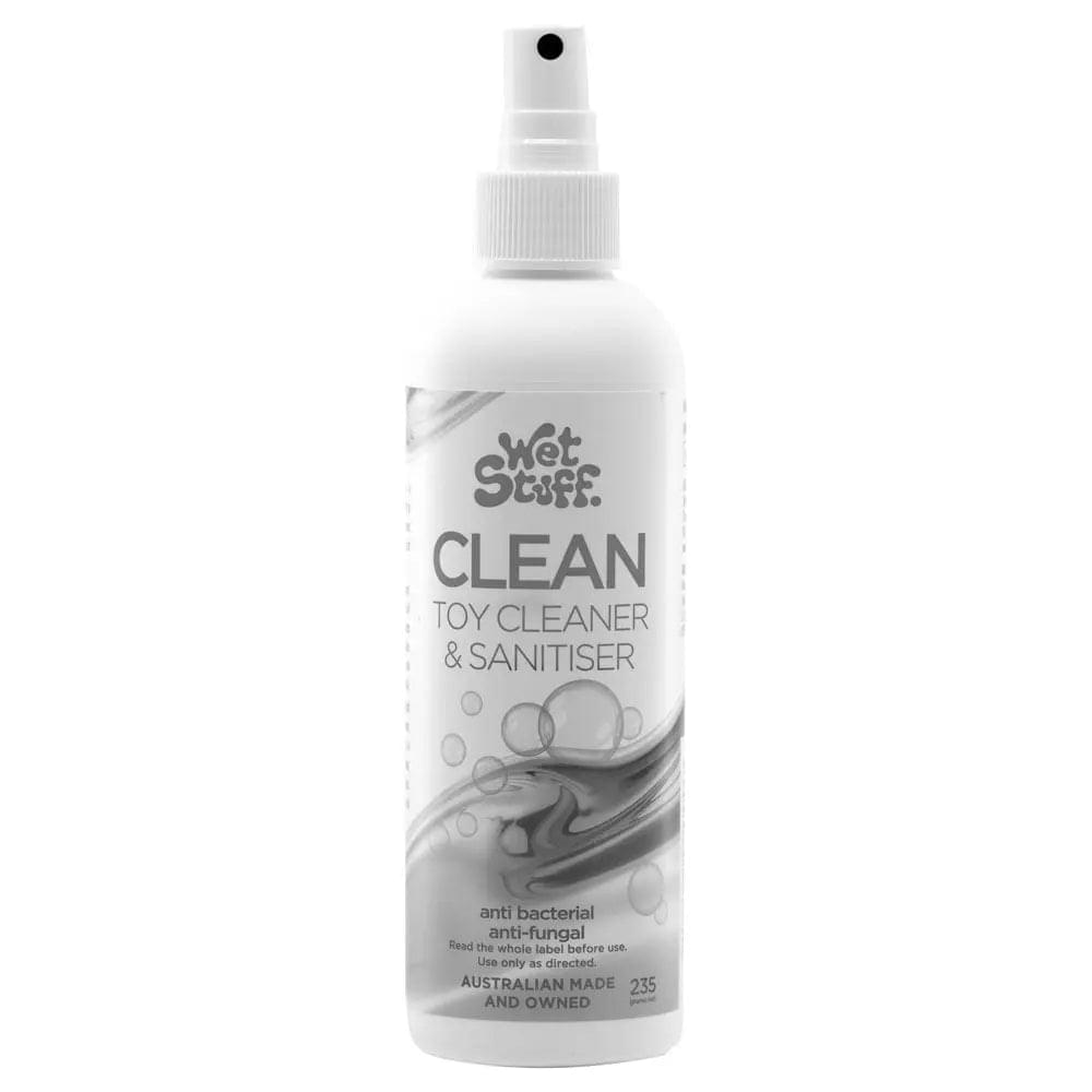 Wet Stuff Clean - 235g - Toy Cleaner - 235 gram Spray Bottle Wet Stuff Discreet Intimate Essentials.