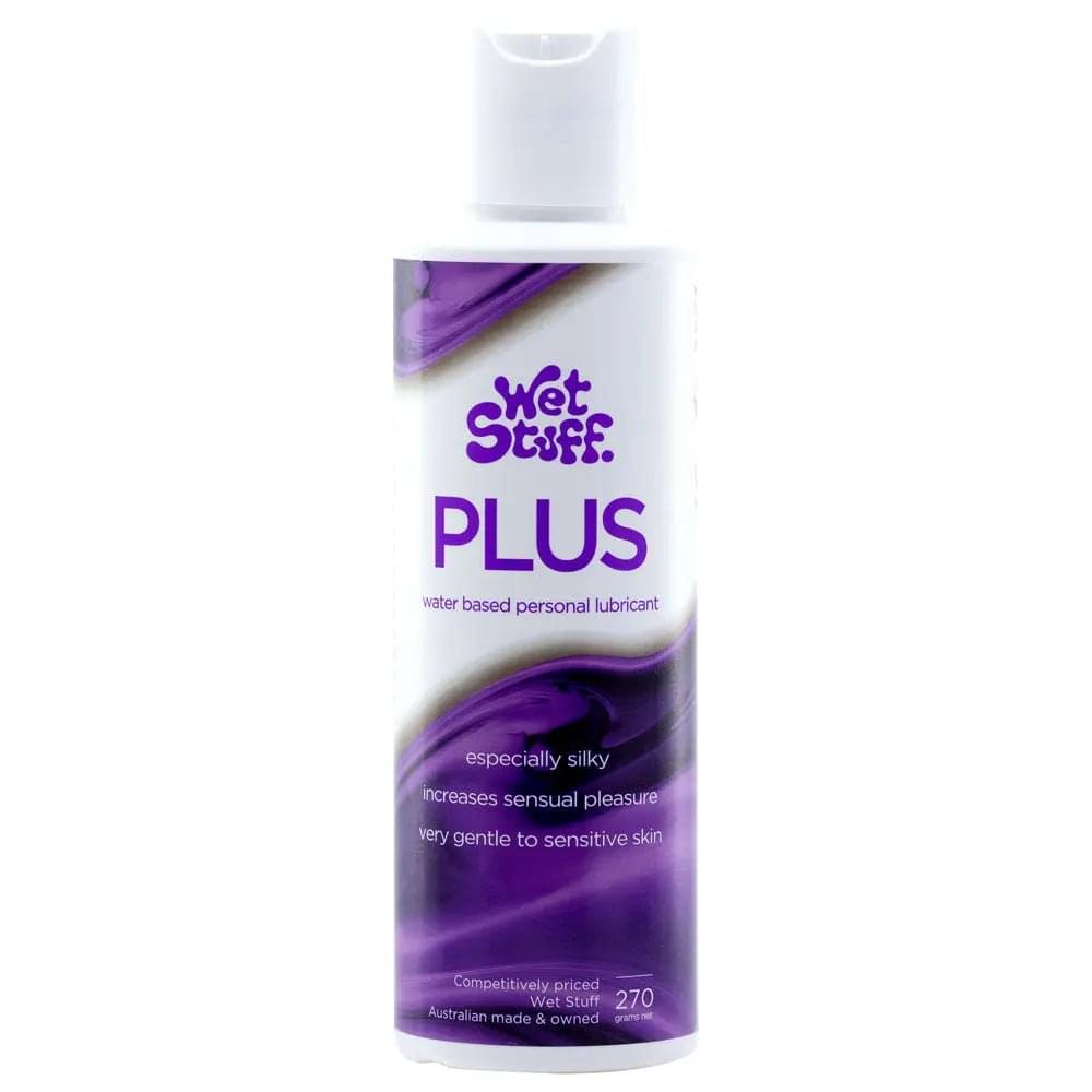 Wet Stuff Plus - 270g Disk - Water Based Lubricant - 270 grams Bottle Wet Stuff Discreet Intimate Essentials.